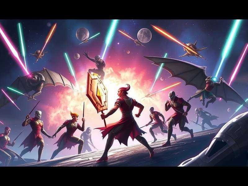 Nova Universe Gladiator Battle Scene